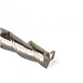 Preview: VHM Zweischneider Stirnschliff ALU Ø8 | SL24 | S8 | GL60 | Z2 - HRC55 Preview: VHM Zweischneider mit Stirnschliff ALU_Detail